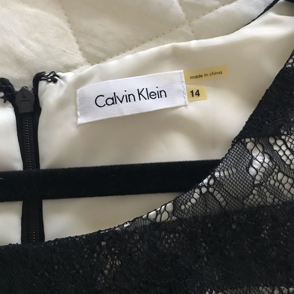 Calvin Klein Sleeveless Lace Dress - Picture 5 of 5